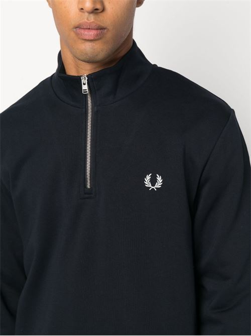 Felpa uomo mezza zip FRED PERRY | M3574608